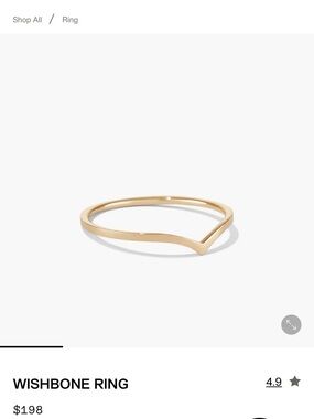 Mejuri Wishbone Ring
